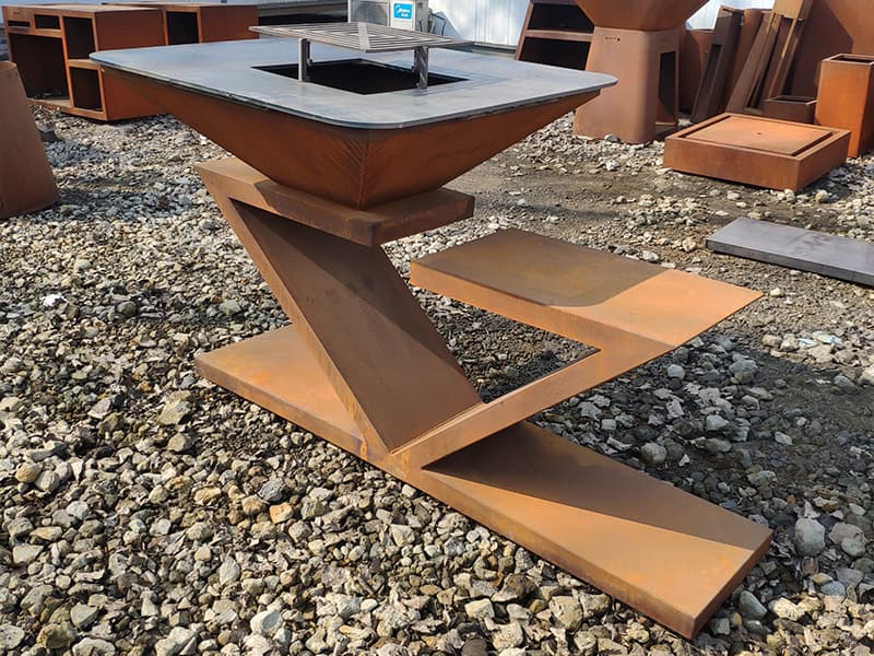 Camping Bbq Corten Grill For Outdoor Mexico